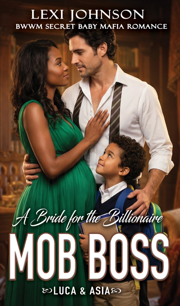 A Bride for the Billionaire Mob Boss by Lexi Johnson - BWWM Mafia Romance Book Cover